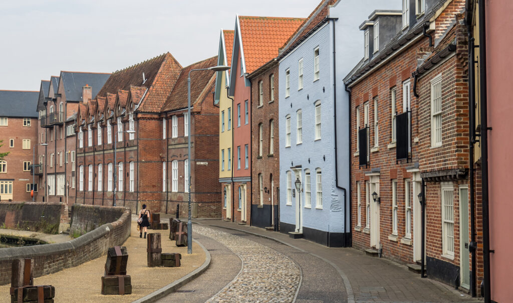 Riverside quarter in Norwich